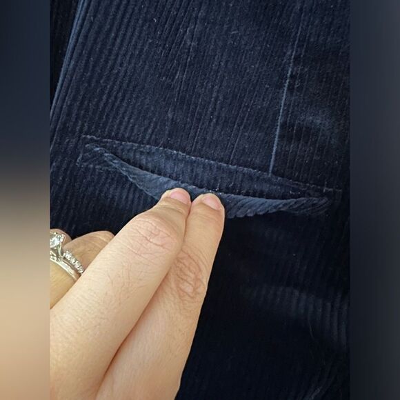 Veronica Beard Dova Corduroy Wide Leg Crop Pants Sz 4 - Picture 8 of 10